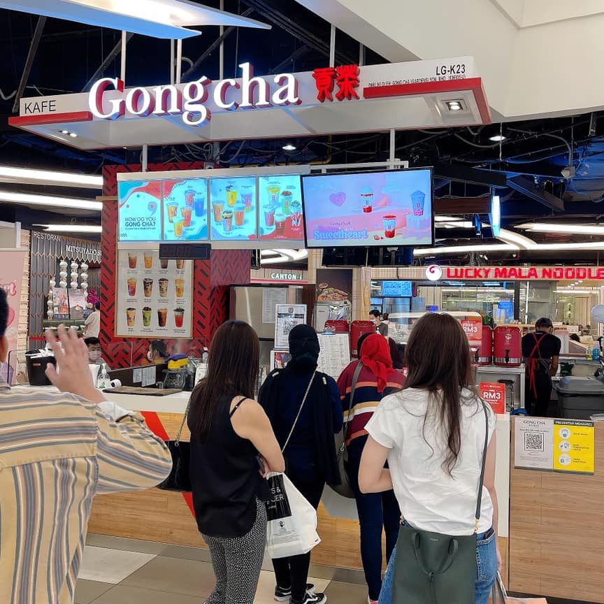 gong cha the gardens mall lg floor