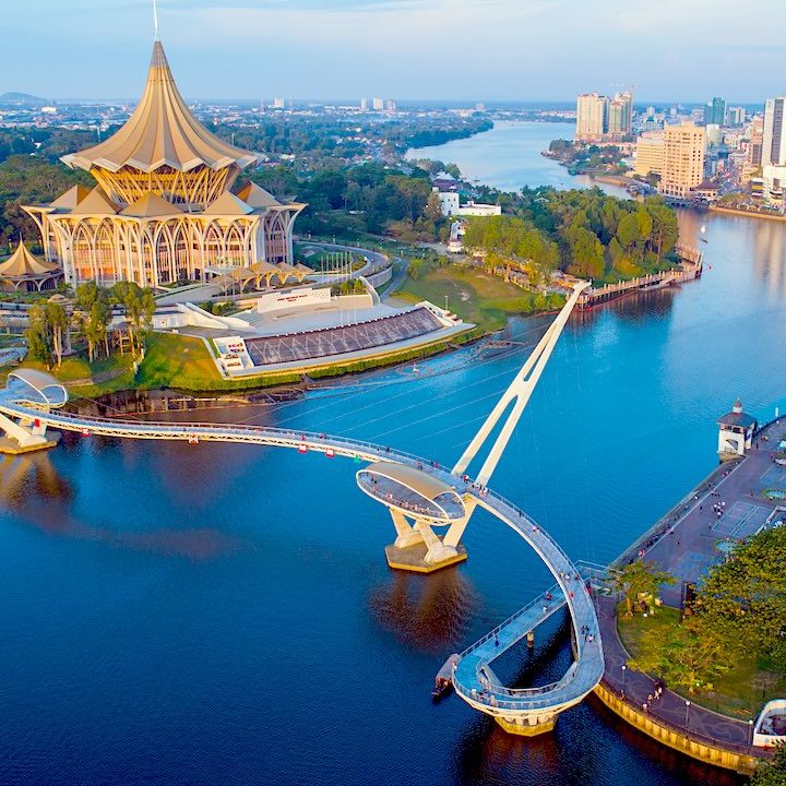 kuching waterfront