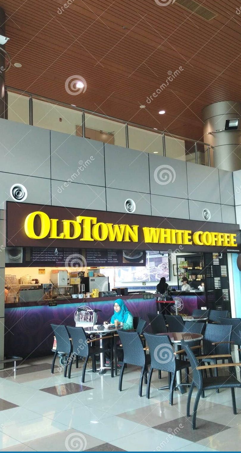 oldtown white coffee kuching airport